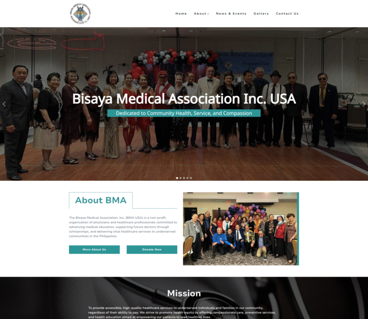 bisaya medical association new website